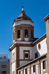 Fototapeta premium Parish Socorro church (Parroquia de Nuestra Senora del Socorro) in the Plaza del Socorro. Ronda, Spain.