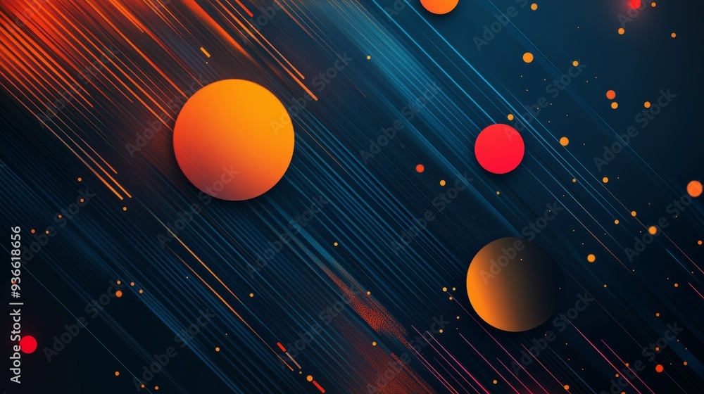 Aufkleber abstract business background with graphs, 3d render