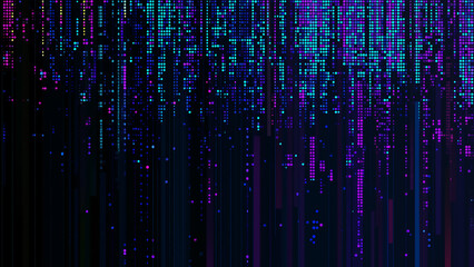 Dark Background Vertical Lines Blue
