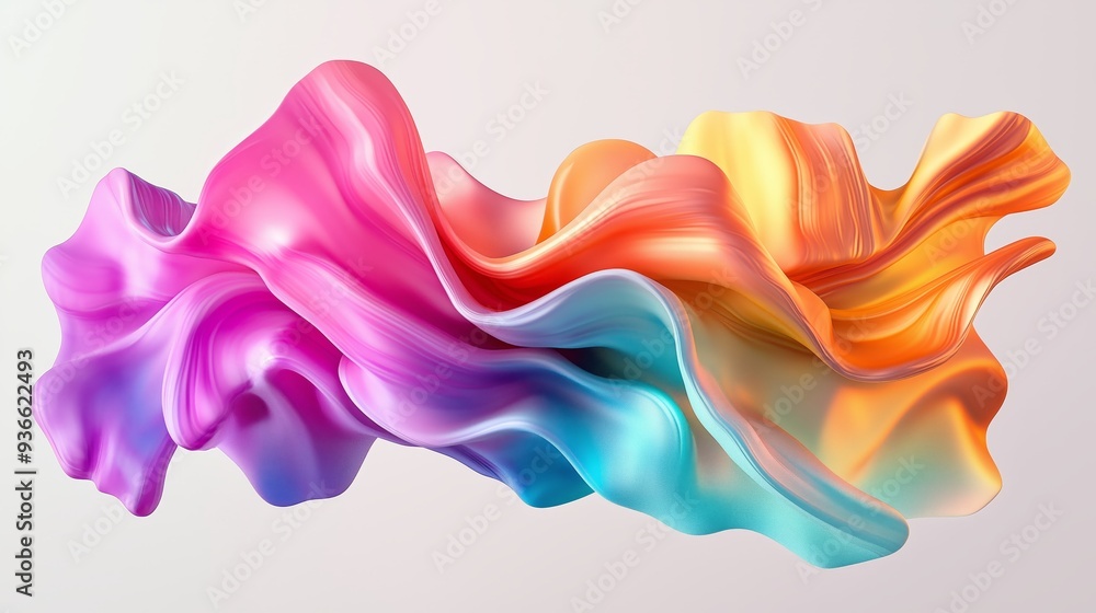 Aufkleber abstract business background with graphs, 3d render