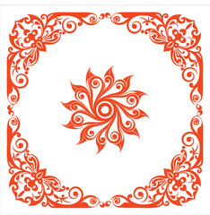 Vintage border design elements collection.