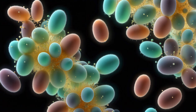 Unicellular organisms or protozoa, single-celled organisms microorganisms such as archaea, bacteria or protists swim in water