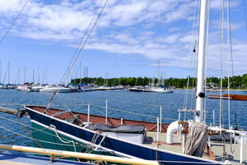 Fototapeta premium Boat in the harbor