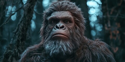 Obraz premium sasquatch big foot mythical beast