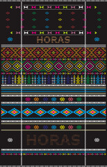 Traditional fabrics of Ulos Batak, patterns, designs, decorations, wallpapers, ornaments in various colors