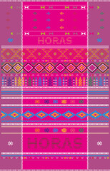 Traditional fabrics of Ulos Batak, patterns, designs, decorations, wallpapers, ornaments in various colors