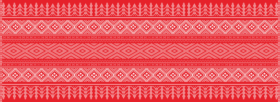 Traditional fabrics of Ulos Batak, patterns, designs, decorations, wallpapers, ornaments in various colors