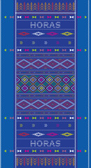 Traditional fabrics of Ulos Batak, patterns, designs, decorations, wallpapers, ornaments in various colors