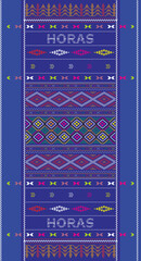 Traditional fabrics of Ulos Batak, patterns, designs, decorations, wallpapers, ornaments in various colors