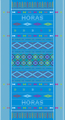 Traditional fabrics of Ulos Batak, patterns, designs, decorations, wallpapers, ornaments in various colors