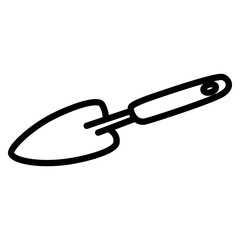 Gardening Shovel Outline