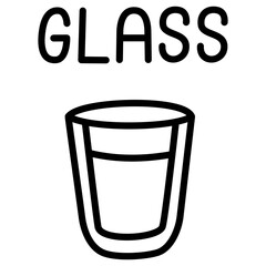 Glass Drink Outline