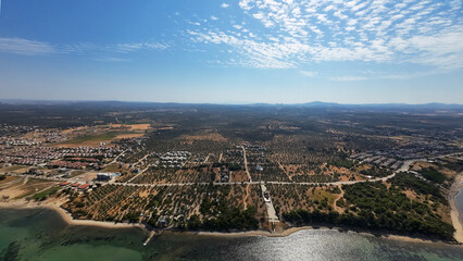 Geyikli district, one of the most popular holiday resorts of Çanakkale,