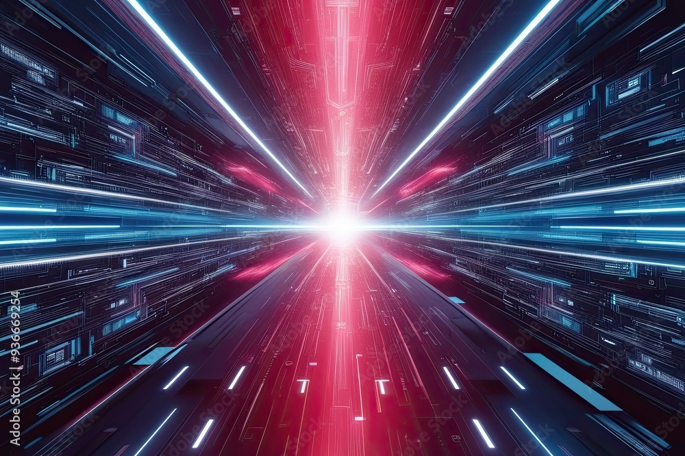 Poster dynamic abstract background featuring advanced technology and contemporary design