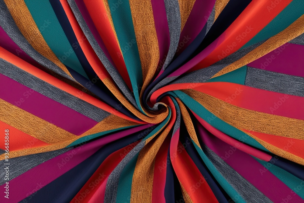 Poster vibrant infinity loop fabric background with bold gradient textures and rich colors