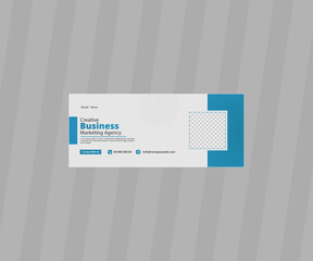 Modern web banner design