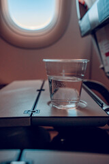 On flight fizzy drink