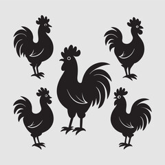 Vector  Animals Hen