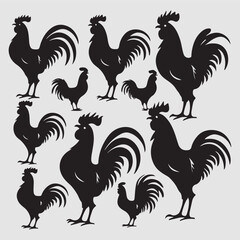 Vector  Animals Hen