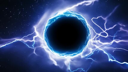 A black hole in space