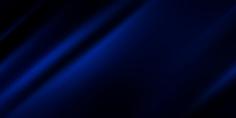 Modern neon blue abstract high-speed light motion effect on black background
