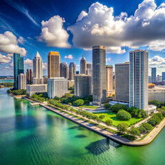Naklejka premium miami florida