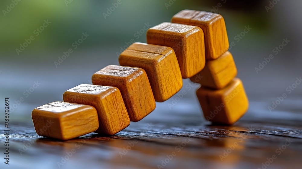 Poster infographic depiction of single domino falling representing start of chain reaction where each domin