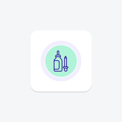 Beauty Serums icon, serums, skincare, beauty, products, editable vector, pixel perfect, illustrator ai file