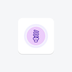 Energy Saver circle icon , vector, pixel perfect, illustrator file