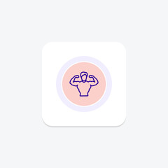 Interval Training icon, training, workout, exercise, routine line icon, editable vector icon, pixel perfect, illustrator ai file