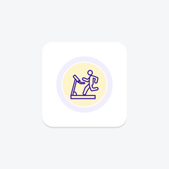 Fitness Apparel circle icon , vector, pixel perfect, illustrator file