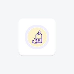 Best price circle icon , vector, pixel perfect, illustrator file