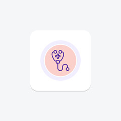 Medical Health circle icon , vector, pixel perfect, illustrator file