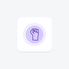 Self Empowerment circle icon , vector, pixel perfect, illustrator file