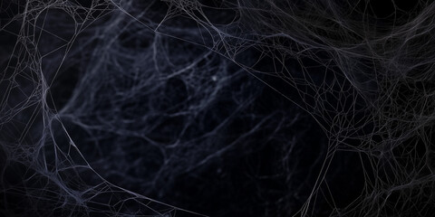 Dark textured shabby background with cobwebs. Halloween background.