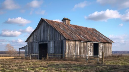 Fototapeta premium Old Barn in the Countryside