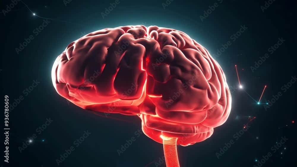 Poster exploring brain function and structure through stunning visuals
