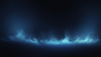 Obraz premium Abstract dark blue background.Dark landscape full of flickering lights