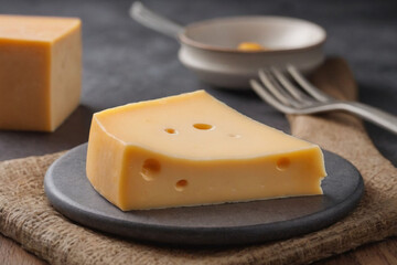 cheese on a plate