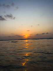 Obraz premium sunset in the sea