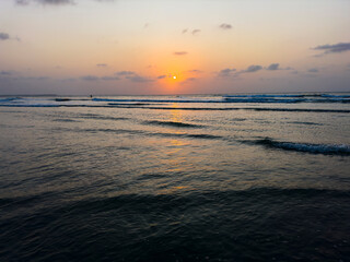 Obraz premium sunset at the beach
