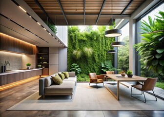 Nature and simplicity entwined, biophilic minimalism seeks harmony between human and environment, reducing visual clutter while preserving natural light and views to promote serenity and well-being.