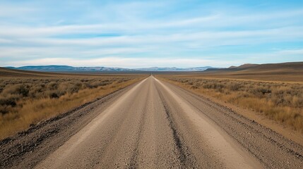Fototapeta premium empty road in the desert