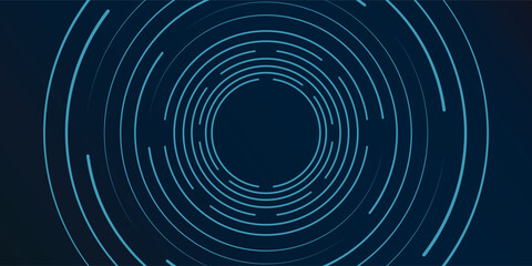 Bright blue dynamic abstract vector background with diagonal lines. 3d cover of business presentation banner for sale event night party. Fast moving soft circle wave line stripe decoration