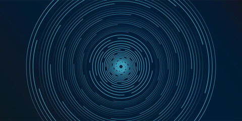 Bright blue dynamic abstract vector background with diagonal lines. 3d cover of business presentation banner for sale event night party. Fast moving soft circle wave line stripe decoration