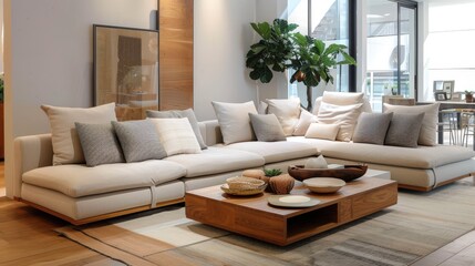 Minimalist Living Room with Modern Elegance