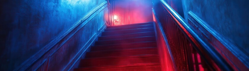 Haunted house games with guests solving spooky puzzles and avoiding ghostly traps, adding fun and excitement to the party, Spooky, Cool Tones, High Energy