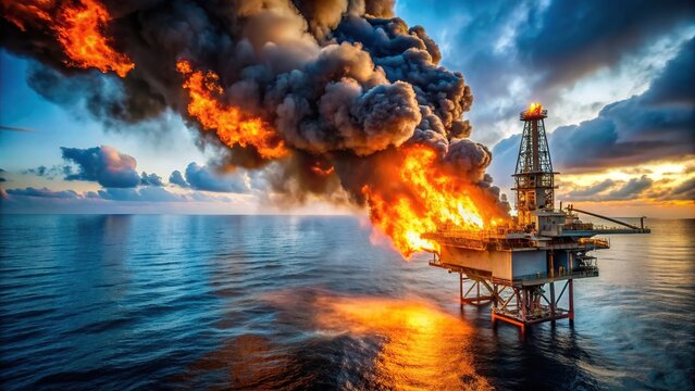 Oil Rig Explosion Images – Browse 2,798 Stock Photos, Vectors, and ...