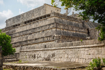 Chichen Itza archaeological complex in Yucatan Peninsula, Mexico. large pre-Columbian city
