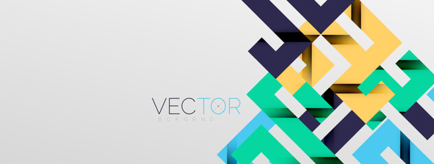 Color bend lines with shadow texture effect. Vector Illustration For Wallpaper, Banner, Background, Card, Book Illustration, landing page